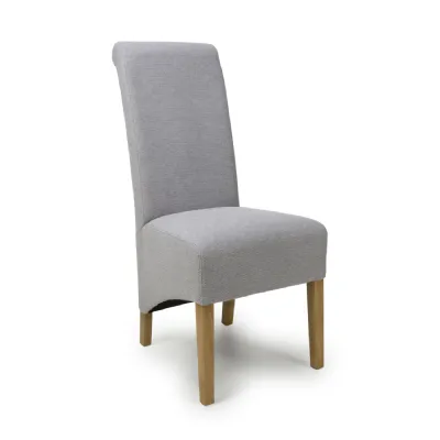 Krista Weave Light Grey Dining Chair