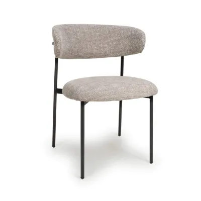 Marisa Tweed Oatmeal Dining Chair