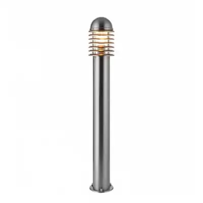 Large Polished Chrome Floor Lamp with LED Lamps