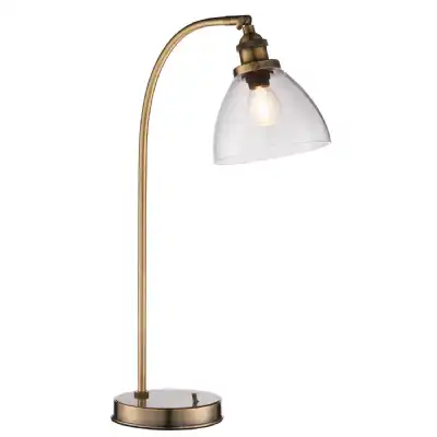 brass clear Table Lamp Brass