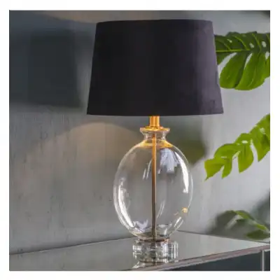 Cylindrical Table Lamp in Gold