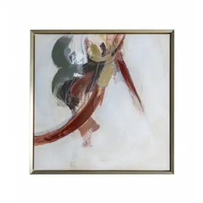 Abstract Framed Canvas