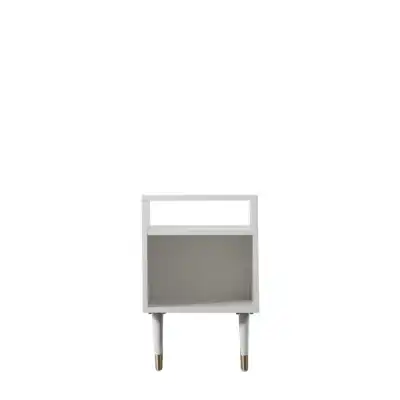 Cupboard White Side Table White