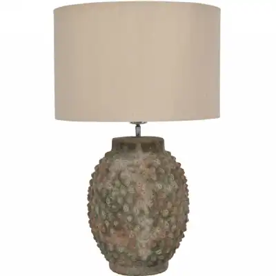 Remus Terracotta Table Lamp with Shade