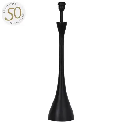 Black Table Lamp Base (Base Only) E27 15W LED 16in Shade