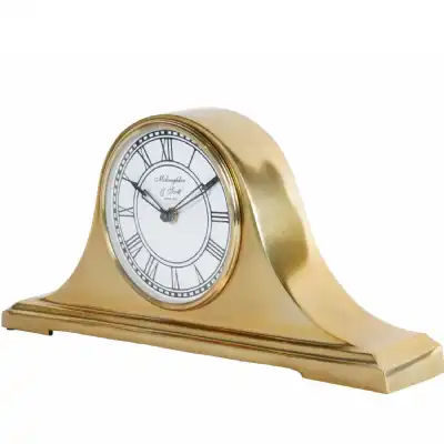 Brass Carriage Mantel Clock