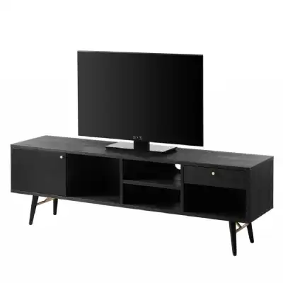 Black and Copper TV Media Stand 150cm Wide