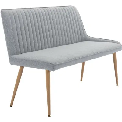The Chair Collection Fabric Corner Bench Part 2 (lefthand) Light Grey