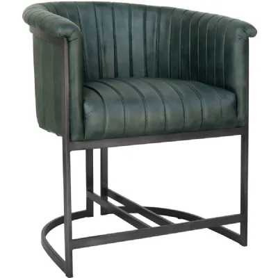 The Chair Collection Leather And Iron Classic Tub