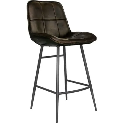The Chair Collection Leather And Iron Bar