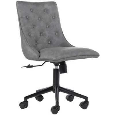 The Chair Collection Grey Button Back Office