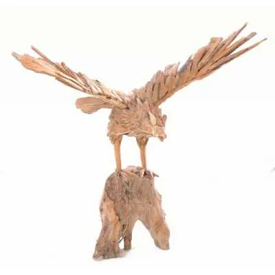 Small Driftwood Eagle