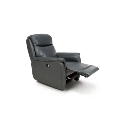 Kent Electric 1 Seater Recliner Chair Chestnut