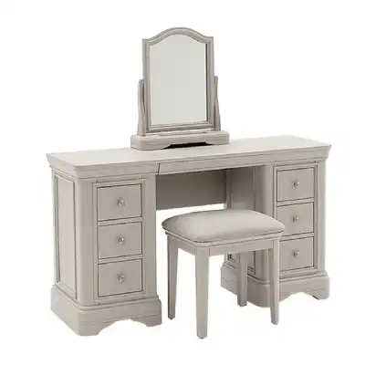 Taupe Painted Dressing Table Mirror