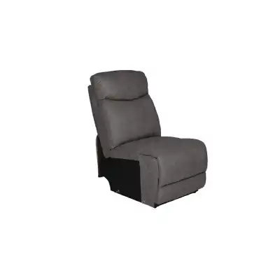 Armless 1 Seat Sectional Grey