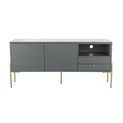 Sideboard 1500 Grey and Gold