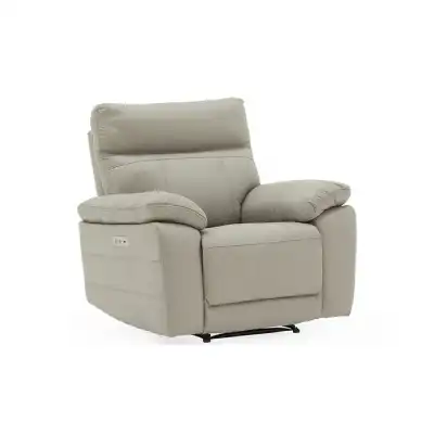 1 Seater Electric Recliner Grey
