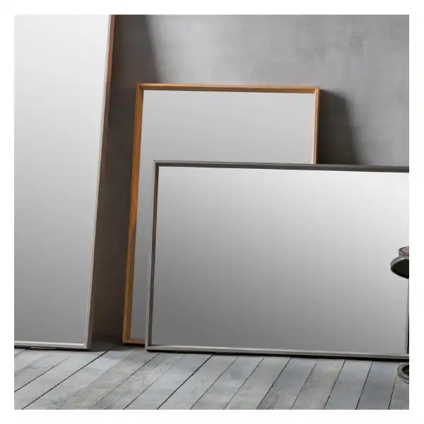 Traditional Oak Frame Rectangular Wall Mirror