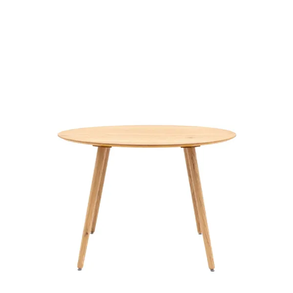 Round Dining Table Natural