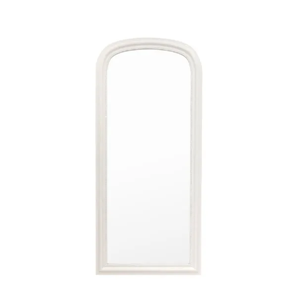 Glass Size mm W530 x H1445 Arch Leaner Mirror Stone