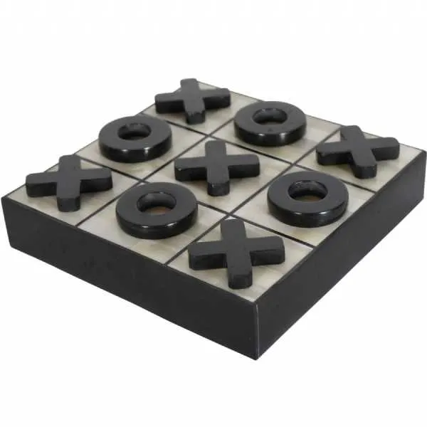 Chollerford Bone Inlay Noughts and Crosses Game