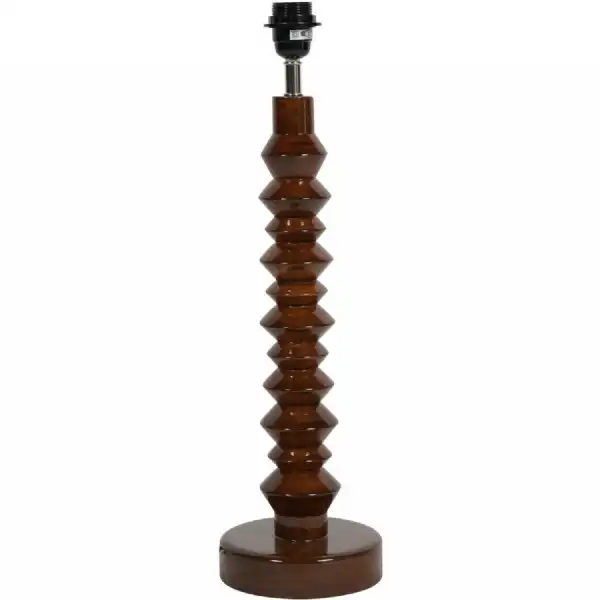 Lacquer Table Lamp Base Maple