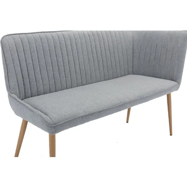 The Chair Collection Fabric Corner Bench Part 1 (lefthand) Light Grey