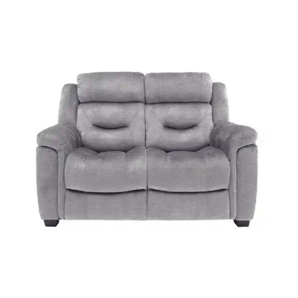 2 Seater Fixed Grey