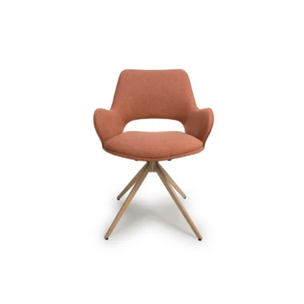 Perth Swivel Chair Brick (Sold in 2's)