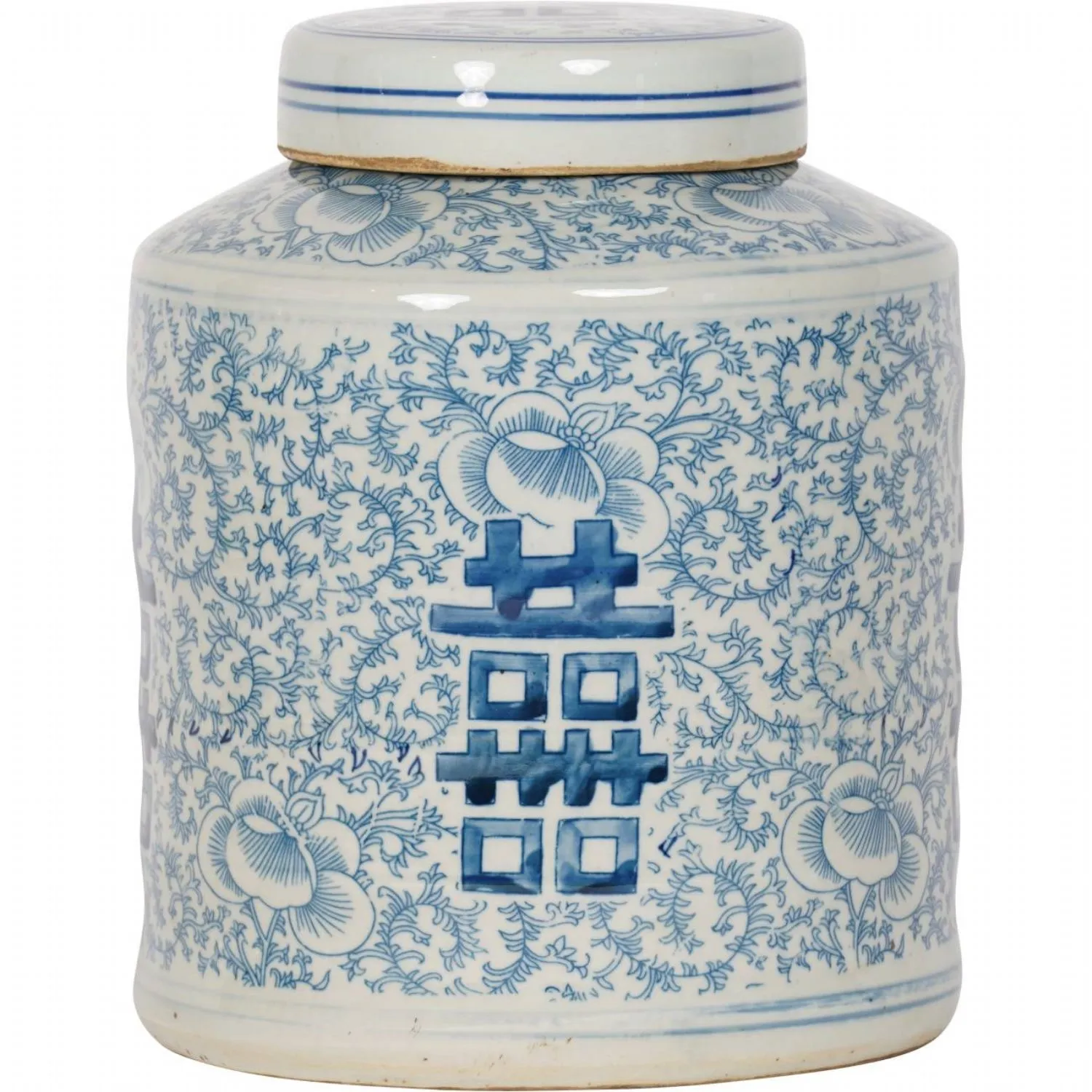 Blue and White Porcelain Jar