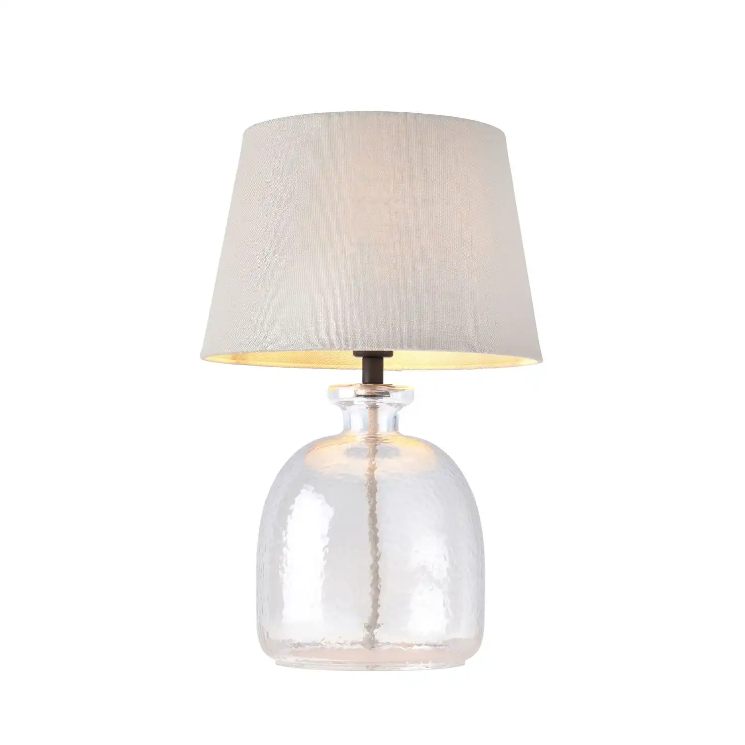 Table Lamp Clear Grey