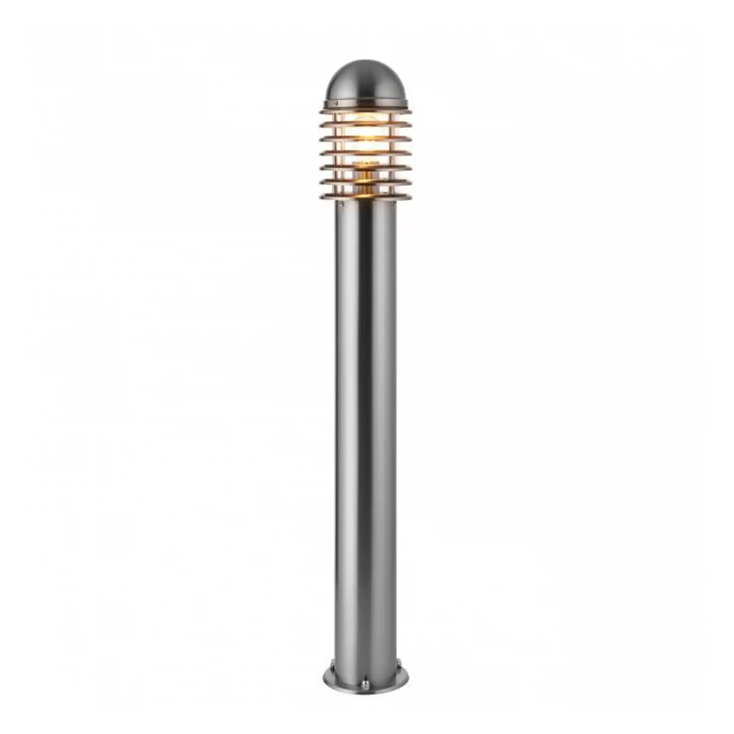 Large Polished Chrome Floor Lamp with LED Lamps