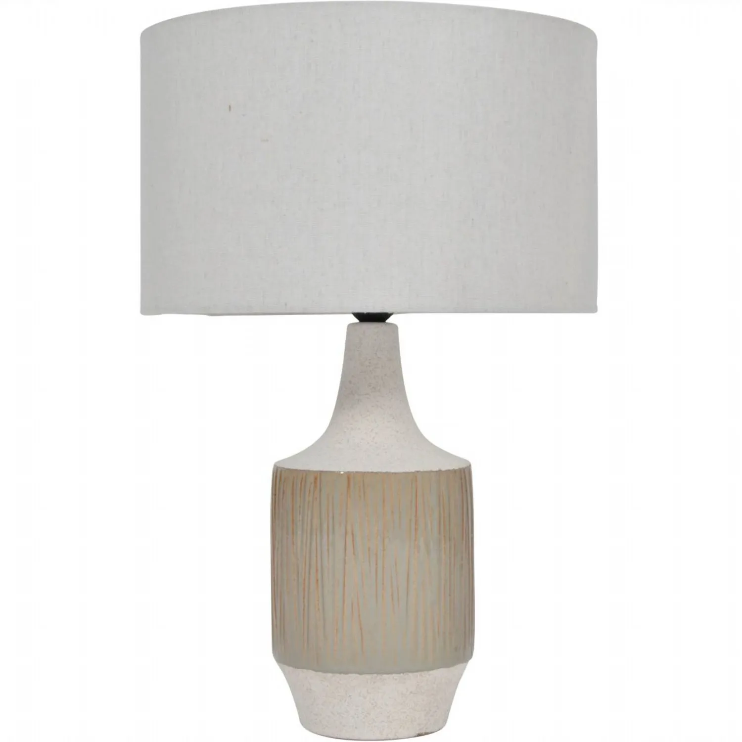 Porcelain Reeds Lamp With Shade E27 60W