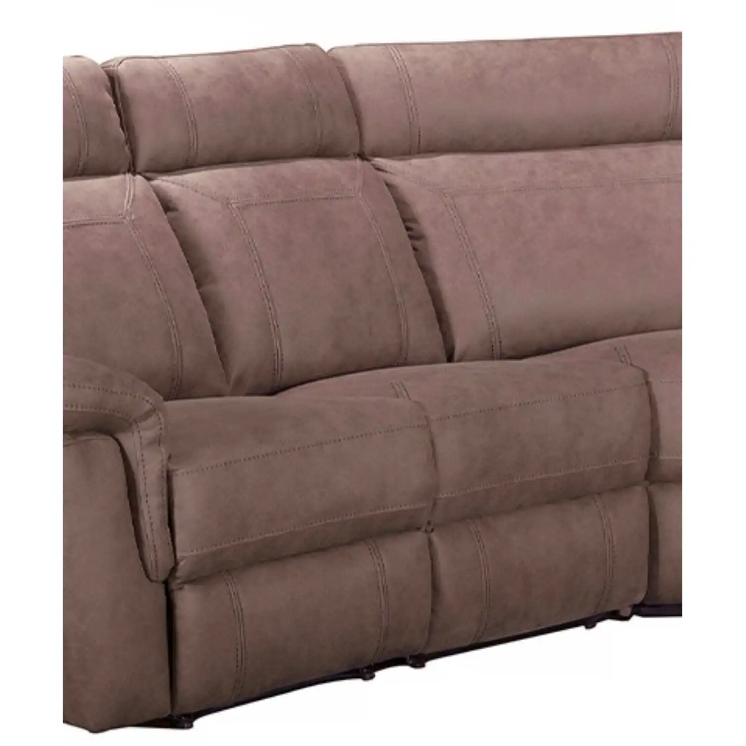 Brown Corner Group Armless 1 Seater Sofa