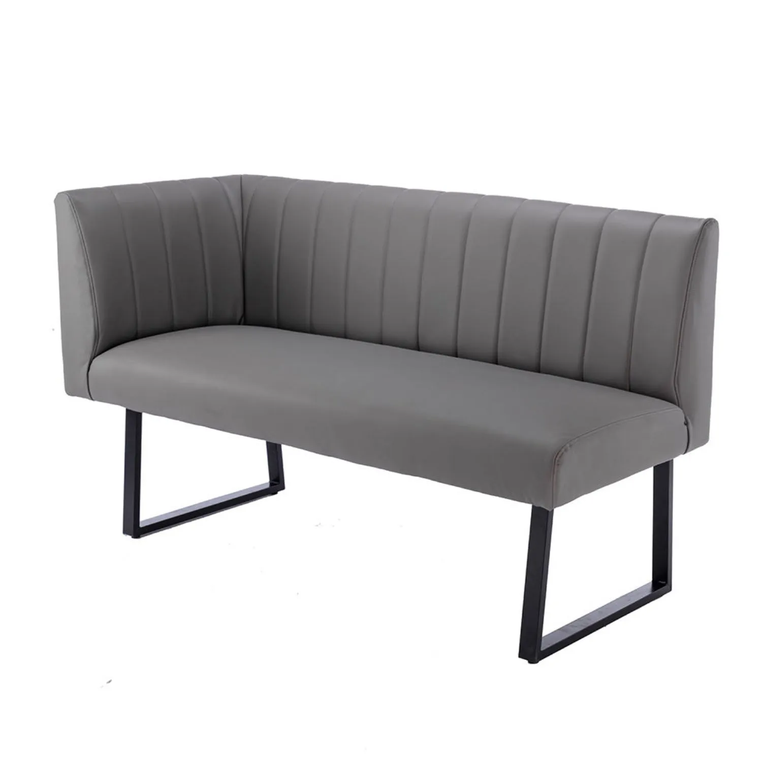 The Chair Collection Corner Bench Part 2 (Righthand) Grey